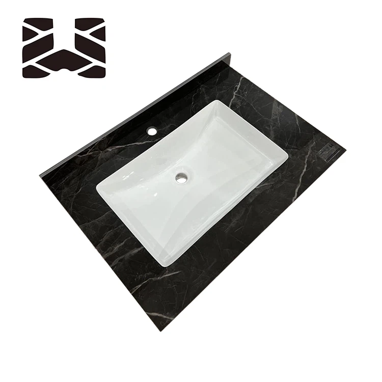 Countertop Bilik Mandi Hitam Kecil