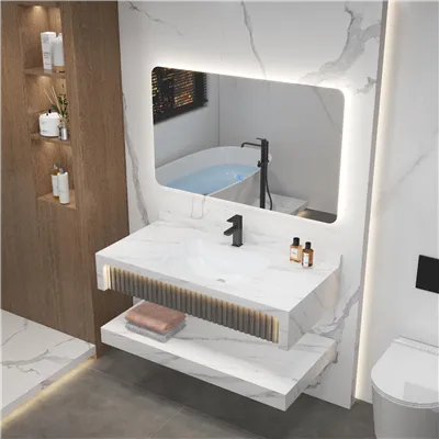 Kesombongan bilik mandi batu sintered klasik