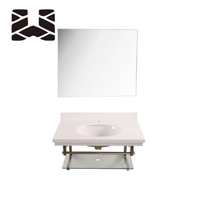 Vanity Bilik Mandi Batu Kuarza Putih